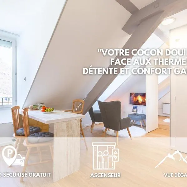 Le Perchoir, avec parking, face aux Thermes – hotel w mieście Luchon