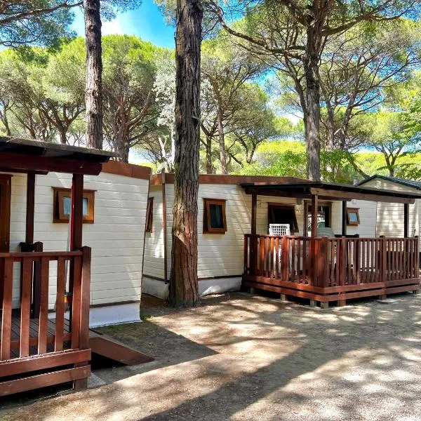 Buona Mobile Homes on Camping Mare e Pineta, hotel Lido di Spinában