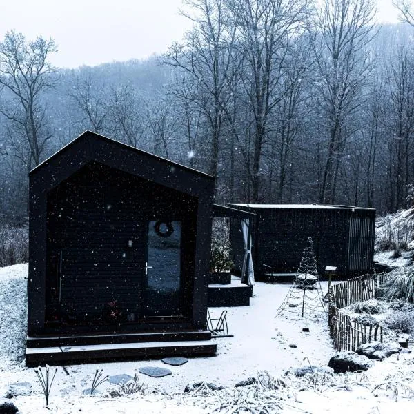 Cabin Westerwald Sauna, 5G Internet, E-Ladesäule, hotel in Niederdreisbach