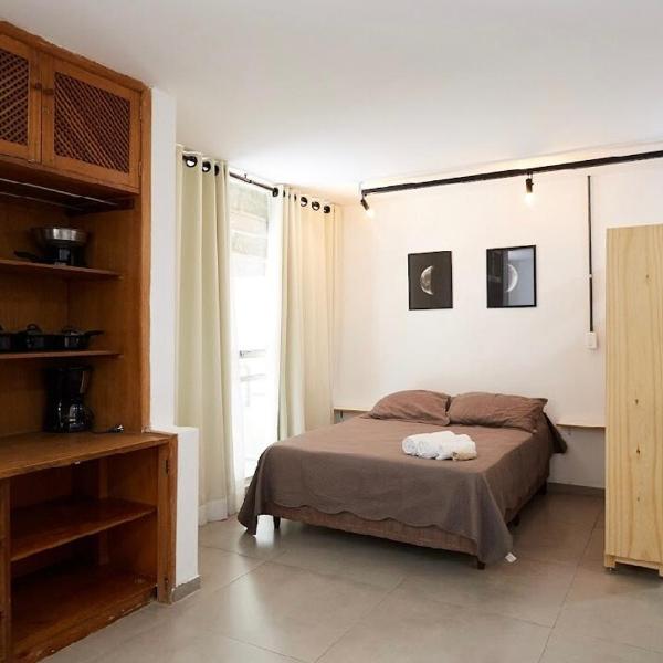 03 - ESTÚDIO com ÁREA PRIVATIVA, Máquina de lavar, Vaga de garagem, Cozinha completa, Wi-fi veloz - Foto 2