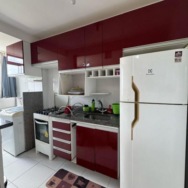 Apto condomínio Ville Laguna, totalmente mobiliado, com 2 quartos, sendo 1 suíte - Foto 4