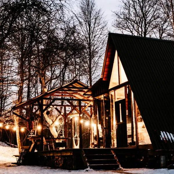 Koka namiņš "Pasaka", hotel v destinaci Vecumnieki