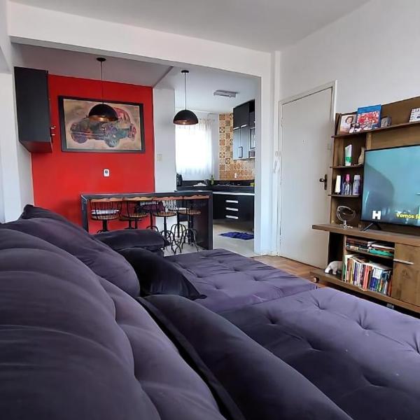 Apartmento inteiro mobiliado acomoda até 6 próximo ao Hotel Ouro Minas