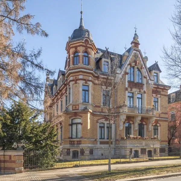 Goethe Palais am Großen Garten, Arbeitsplatz, ruhig, max 6P, Smart-TV, eigener Parkplatz, hotel v Drážďanech