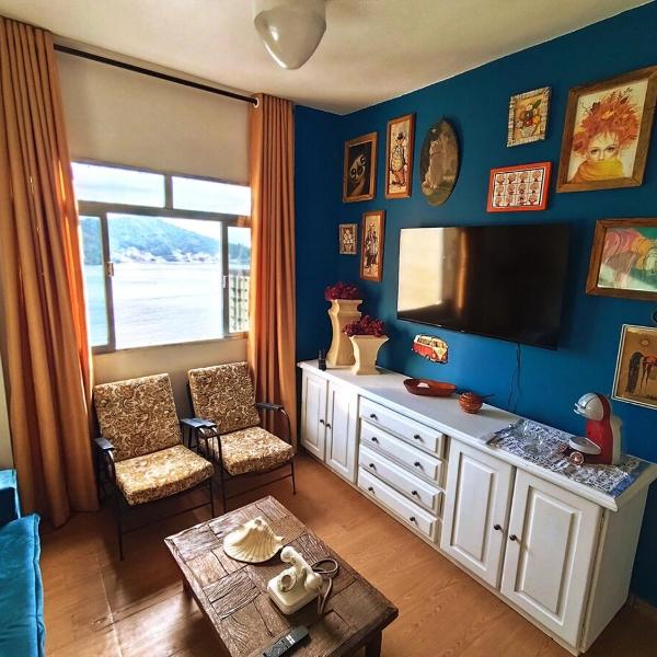 Apto Encantador com Vista para o mar e Pé na Areia