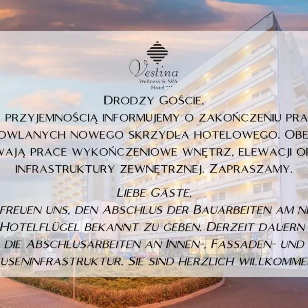Vestina Wellness & SPA Hotel, hotel v destinácii Międzyzdroje