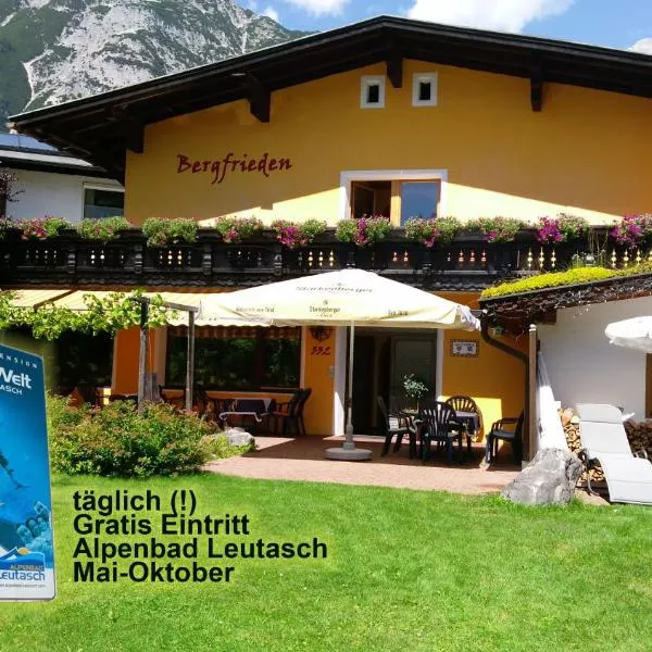 Bergfrieden Leutasch/Seefeld, hotel v destinaci Leutasch
