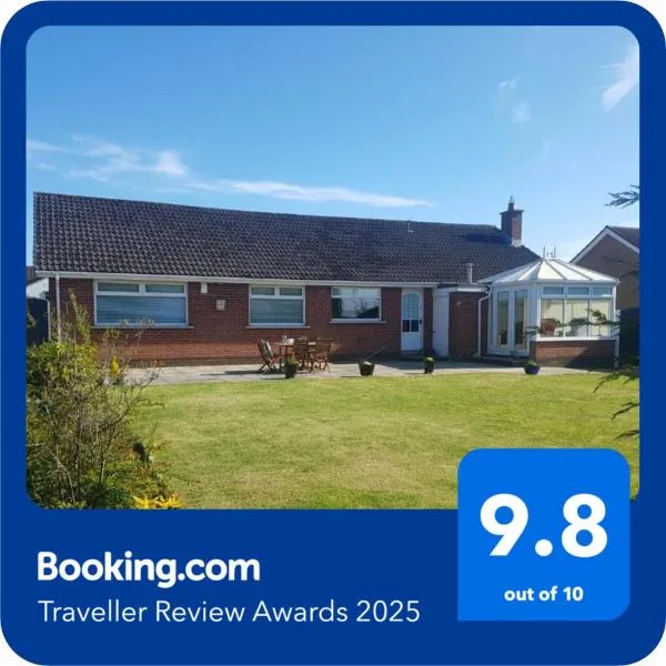 The Burrow, a Spacious Bungalow in Heart of NI, hotel a Templepatrick