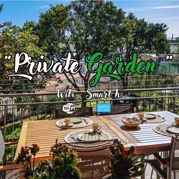 Private Garden - Beaches 900m - WiFi - SmartTV – hotel w mieście Varazze