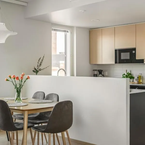 Come in! "Ilmatar" Luxury apartments in the heart of Tampere with yacuzzi option!, hotell Tamperes