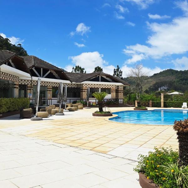 Refúgio Terê-Fi 4 suítes, lareira, piscina e sauna com diarista inclusa - Foto 4