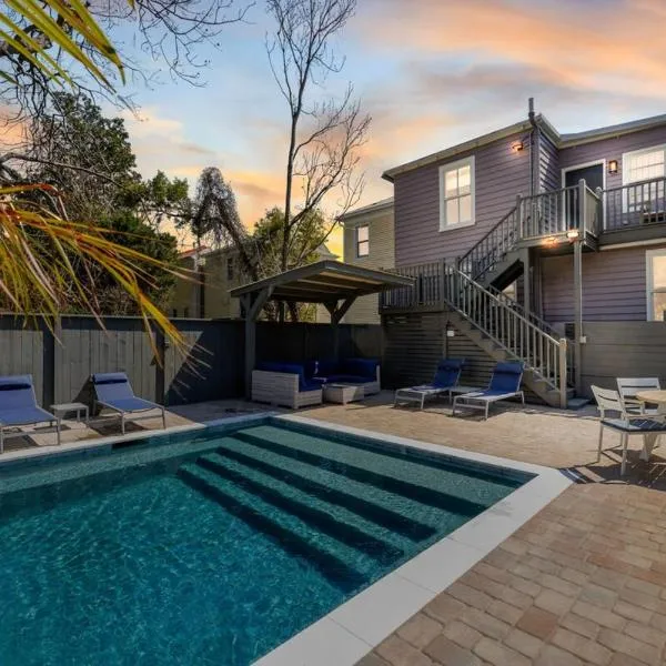 Private HEATED Pool Oasis 4 Bedroom Suite、チャールストンのホテル