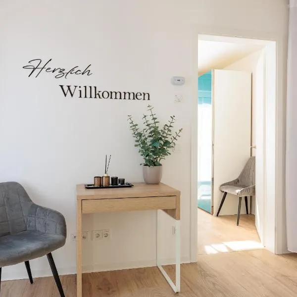 Modernes Apartment mit Terrasse & Garten, Parkplatz & Self-Check-in, hotel en Ibbenbüren