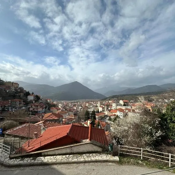 Panoramic cityview, hotel in Karpenision