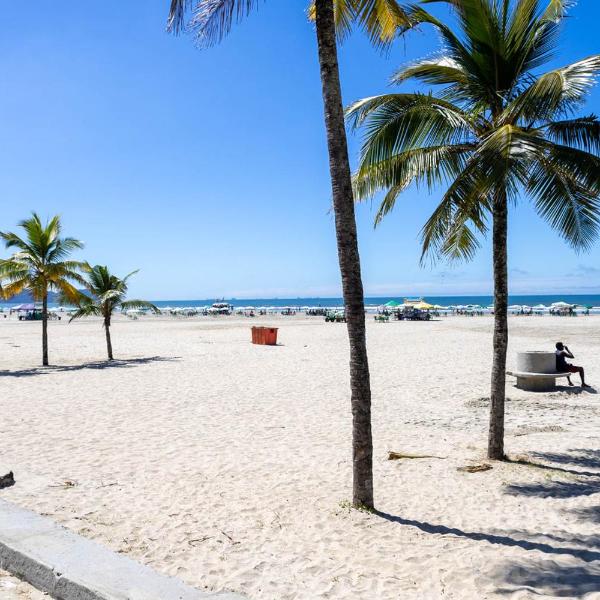 Apto confortavel a 170m da Praia Vila Tupi