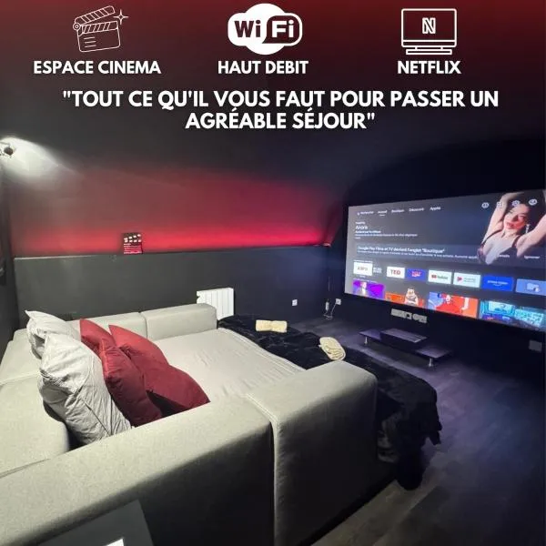CinemaRoom - Netflix -Hyper Centre, khách sạn ở Arras
