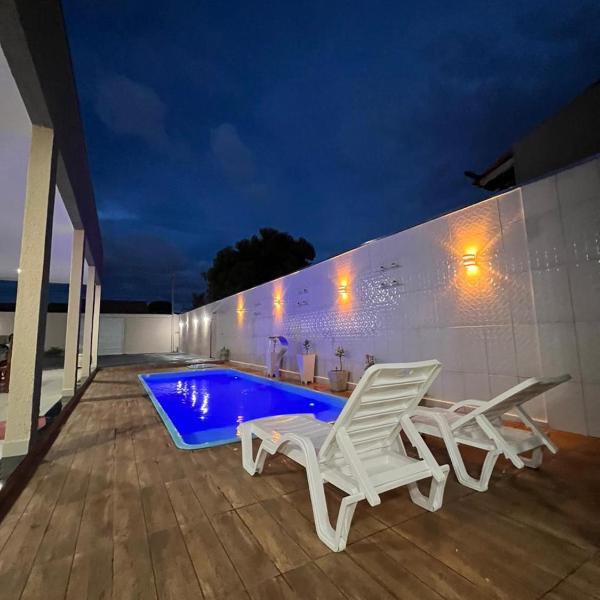 Casa com Piscina Aquecida, Churrasqueira e Wi-Fi - Perto do Centro - Foto 4