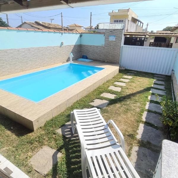 Meu Lugar de descanso à 250 metros da praia, piscina, churrasqueira - Foto 3