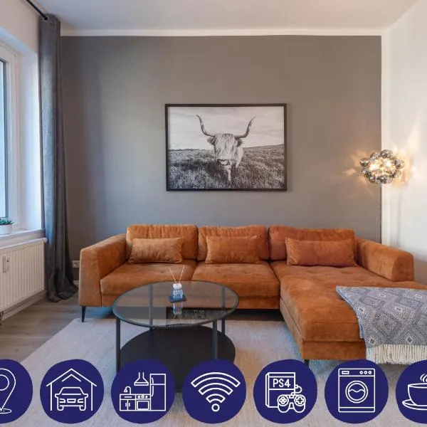 Modernes Apartment mit Garage & PS4 in Messenähe von STAY YOUR WAY, hotel in Essen