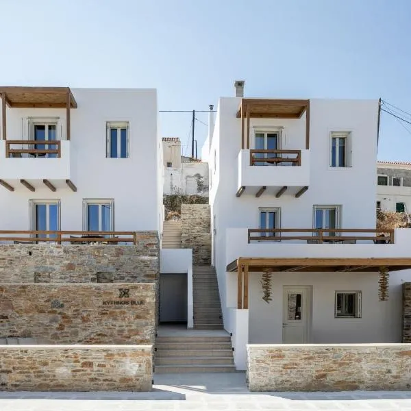 Kythnos Blue - Suite 1 Sea View, Walk to the beach, hotel a Loutrá
