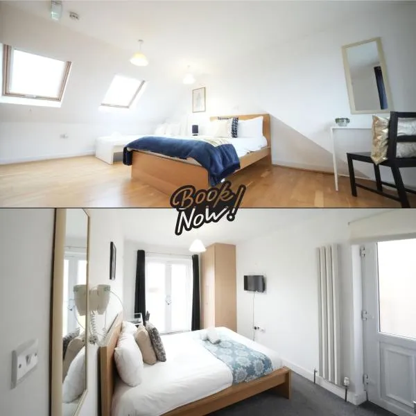 Private on suites- Private Bathroom every room-1 Bus to Heathrow Airport, hotel din Harmondsworth