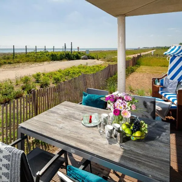 BeachTerraceFour- EG, Meerblick, Terrasse, Kamin, Sauna, hotel en Olpenitz