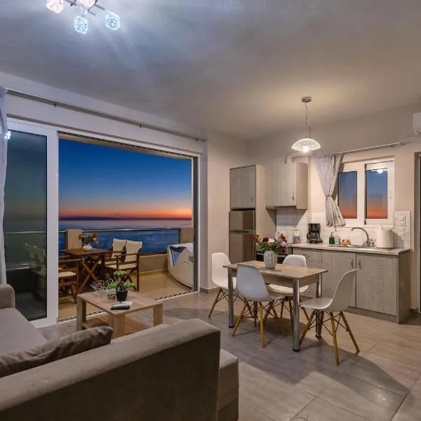 Akrotiri Panorama- luxury rental apartments with sea view, hotel in Rodakino