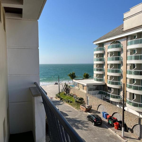 Apartamento aconchegante com vista para o mar