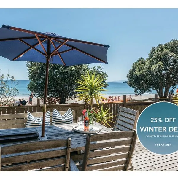 Onetangi Waterfront Bach - Coast & Country, hotel v destinaci Onetangi