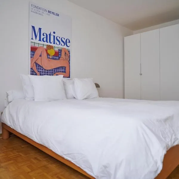 Stylish 2 room apartment in St Johann, hotel en Basilea