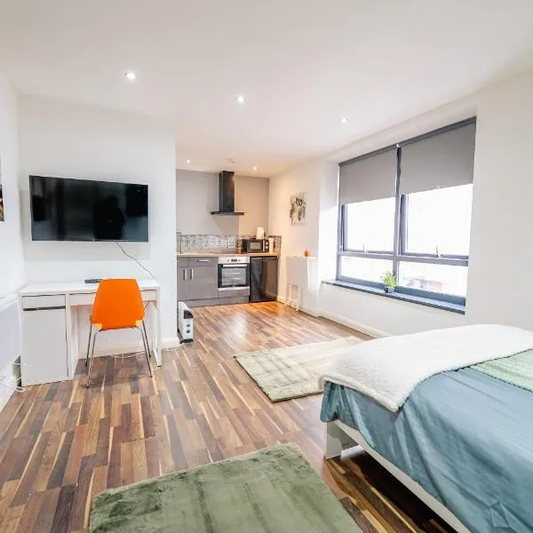Spacious Stylish City Studio with Street View, hotel v destinaci Cardiff