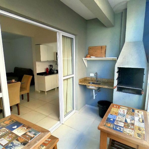 Apartamento em Ubatuba 2 Quartos com Ar e Churrasqueira 700m da Praia Itagua Garagem