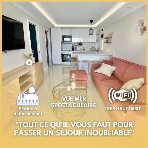 Luxueux appartement - vue mer - piscine - free parking - Monaco, hotel v destinaci Cap d'Ail