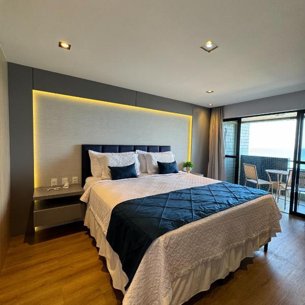 Paradise flat 804 - Luxo, Vista e Localização - Flat Decorado na Melhor Região de Natal