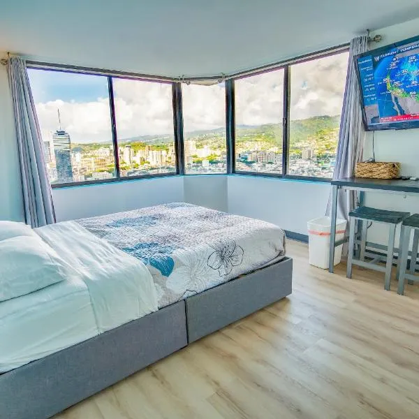 Waikiki Monarch Hotel Studio Near Waikiki - Mountain and City View - Full Kitchen、ホノルルのホテル