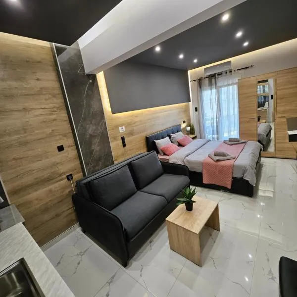 Central 5 Modern Apartment with free parking, hotel en Serres