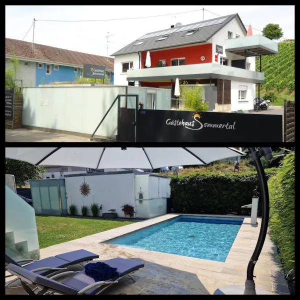 Gästehaus Sommertal, eigener Parkplatz, 800m zum Bodensee, 300m zur Altstadt, hotel in Meersburg