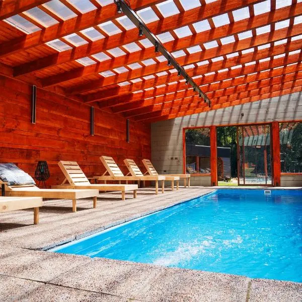 Cabaña 4 personas hualle sur cerca huilo huilo, hotel in Panguipulli