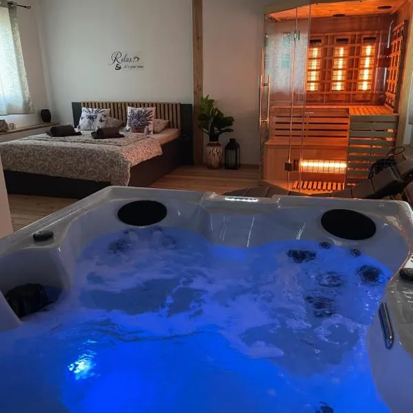 Wellness soba Skriti raj Banovci, hotel v destinaci Banovci
