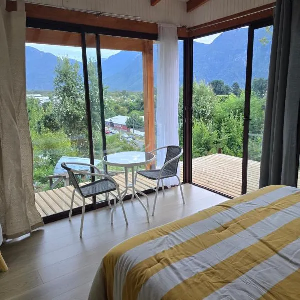 Suite Departamento pareja matrimonio, hotelli kohteessa Coñaripe