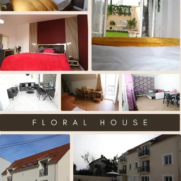 Appartement Luxe Floral Stay 15 Min To CDG And Paris, hotel in Le Bourget