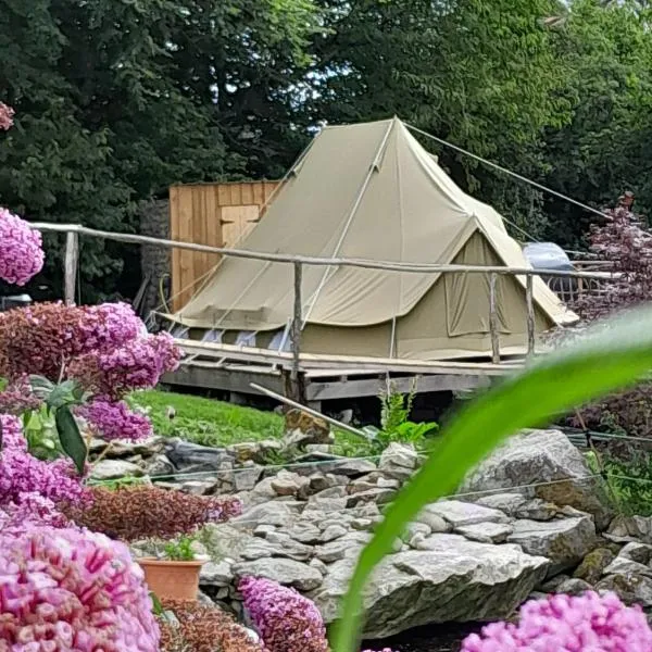 Le monde d'Echozellia - Tente M, hotel em Saint-Germain-des-Champs