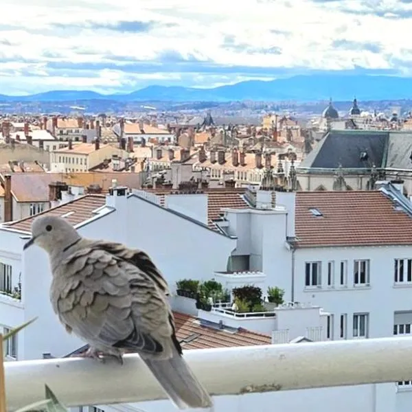 PLEIN SUD Terrasse Climatisation Garage Netflix, hotel v destinaci Lyon