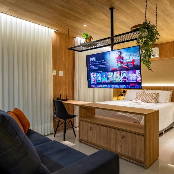 Studio Premium no Bueno, Prox Vaca Brava e com Piscina
