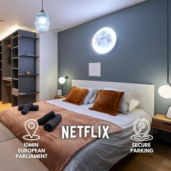 LE LUXURY LOFT - CENTER l DECEMBER MAR-KET l EUROPEAN PARLIAMENT l PARKING l NETFLIX - SPACIOUS & UNIQUE - LE LUXURY LOFT - CENTRE l MARCHÉ DE NOËL l PARLEMENT EUROPÉEN l PARKING l NETFLIX - SPACIEUX & UNIQUE, hotel in Strasbourg