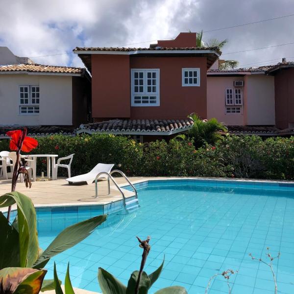 Chalé com piscina - Praia de Taperapuã