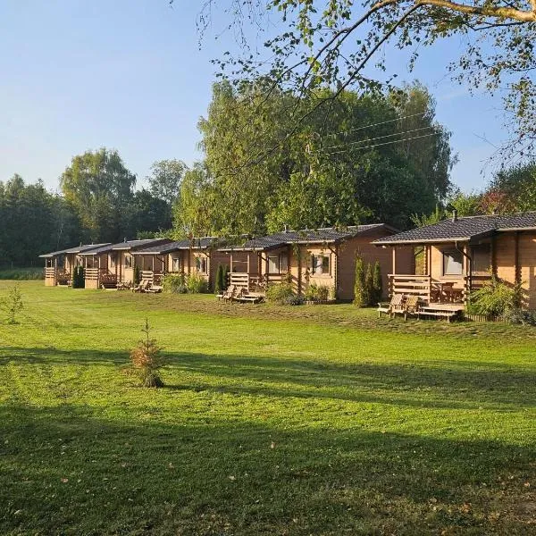 Domki PRZY LEŚNICZÓWCE, khách sạn ở Wiele