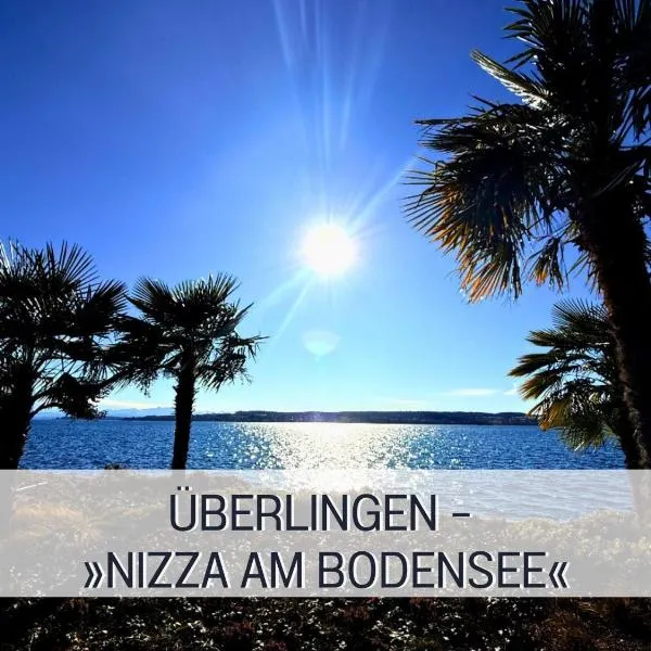 PENTHOUSE - 3 Schlafzimmer- sonnige Dachterrasse -Whirlpool & Alpenblick - Perfekt für Romantik oder Familienurlaub mit Kind, Hund willkommen - by FerienWohnenAmSee -, Hotel in Überlingen