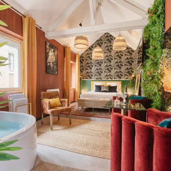Suite avec jacuzzi - Le Boudoir de la Loire, hotel v destinácii Chalonnes-sur-Loire