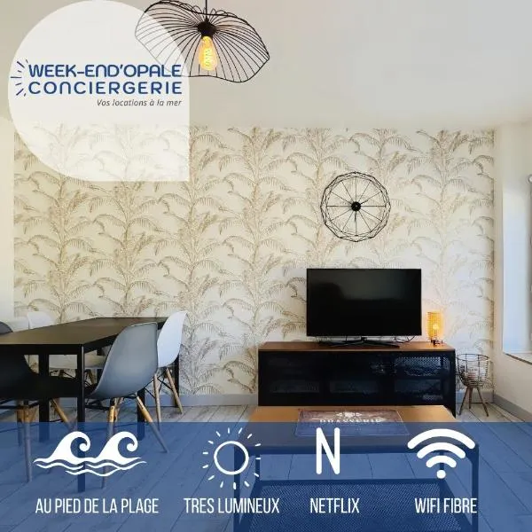 Appartement Sunrise au pied de la plage, hotel a Merlimont